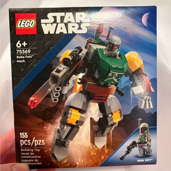 LEGO Star Wars Boba Fett Mech Set with Green and Red - Picture 1 of 1